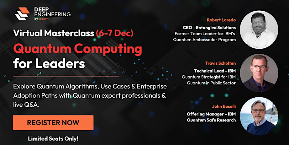Quantum Computing for Leaders - Packt Event